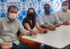 Deputado Alan Sanches e Secretária de Cultura e Turismo de S.A.Jesus, Sílvia Brito, recebidos por Fábio Mota