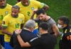 Agentes da Anvisa entram em campo, interrompem partida, e Messi protesta: “Por que não autuaram antes?”