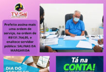Prefeito assina mais uma ordem de serviço, na ordem de R$131.764,05, e enaltece servidor público: SALINAS DA MARGARIDA