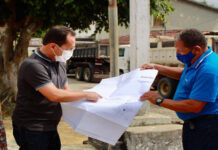 Prefeito Gileno assina Ordem de Serviço para reforma da Praça do Sodoma, em Muniz Ferreira