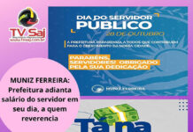 Prefeitura de Muniz Ferreira adianta salário do servidor em seu dia, a quem reverencia