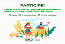 Grande encontro dos representantes rurais de Santo Antonio de Jesus, nessa quinta-feira, 18