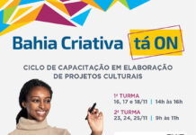 Escritório Bahia Criativa promoverá oficinas de elaboração de projetos culturais em formato virtual