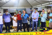 Gestão Gileno/Vavá fez entrega de praças revitalizadas na comunidade do Onha, em Muniz Ferreira