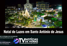 Prefeitura propicia Natal de Luzes, com lançamento da iluminação na praça Padre Mateus, em S.A.JESUS