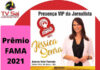 Jéssica Senra, jornalista e aprentadora da TvBahia, marca presença no Prêmio Fama 2021, em SAJ