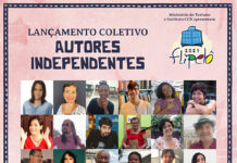 Caó Alves, cartunista, no seio da plêiade de autores independentes do FLIPELÔ 2021