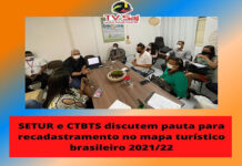 SETUR e CTBTS discutem pauta para recadastramento no mapa turístico brasileiro 2021/22