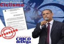Câmara de Vereadores, sob presidência de Chico de Dega, cria Projeto de Lei que institui a Semana do Ciclismo, em S.A.JESUS