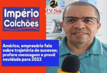 IMPÉRIO DOS COLCHÕES: Américo, empresário, fala sobre trajetória de sucesso; profere mensagem e prevê novidade para 2022