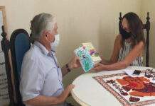 Mauro Albuquerque Madeira, escritor, lançando o seu quinto livro de crônicas: Mamiraúa, em S.A.JESUS