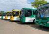 Rodoviários fazem paralisação e atrasam saída de ônibus das garagens