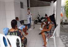 SALINAS: Educação em Saúde nas unidades do Dendê e de Encarnação, em 26 e 28/01, respectivamente, com gestantes desses distritos, visando alimentação saudável