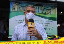 JORGE CASTELLUCCI “JORGINHO”, ex-prefeito de Salinas e representante da UPB, discorre sobre Fórum de Turismo Náutico Cultural, CANDEIAS