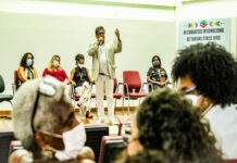 Carlos SIlveira, presidente da CTBTS, profere palestra na abertura do III CONTEA, nessa quarta, 23