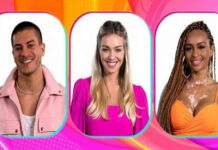 BBB: Arthur, Bárbara e Natália formam o paredão