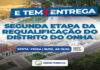 Prefeitura de Muniz Ferreira entrega segunda etapa das Obras de Requalificação do Distrito do Onha, nessa sexta-feira, 18