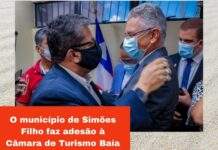 O município de Simões Filho faz adesão a Câmara de Turismo Baía de Todos os Santos