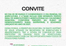 SAAB comemora, com produtores rurais, o Dia Mundial da Agricultura, no Canta Galo: SAJ
