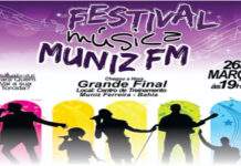 Festival Musical Muniz FM, dia 26 de março, em MUNIZ FERREIRA