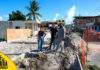 A todo vapor a obra de construção da Praça do Campo da Bola em Encarnação de Salinas da Margarida
