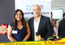 MARIVALDA DA SILVA, vice-prefeita, e JOSEVAL DA SILVA, Secretário de Turismo de CANDEIAS, falam sobre o I Encontro de Prefeitos