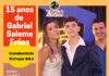 Jovem Gabriel Saleme Fróes recebeu homenagens de familiares e amigos, em aniversário de 15 anos: S.A.JESUS