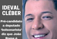 Pré-candidato a deputado ‘bolsonarista’ diz que João Roma é Dayane Pimentel de ‘calça’