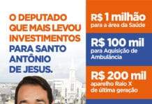 Deputado Alan Sanches já destinou recursos na ordem de R$1.420.000,00 e outros benefícios para S.A.JESUS