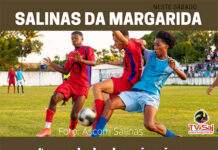 SALINAS DA MARGARIDA: 4a. rodada do primeiro campeonato de futebol de campo Sub-20, com Cruzeiro 2 X 0 Expresso Salinas