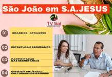 Prefeito Genival e Secretária Sílvia falam sobre grade de atrações, capacidade hoteleira, estrutura, atrações nos bairros…:São João em SAJ