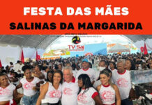 Prefeitura realiza Festa das Mães, com sorteios de brindes, e prefeito é recebido de forma entusiasta: SALINAS DA MARGARIDA