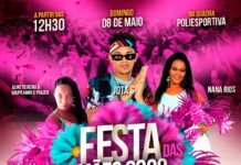 Nana Rios, Jota S, Aline Teixeira & Grupo Amor e Prazer, no Dia das Mães: SALINAS DA MARGARIDA