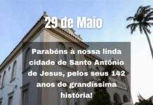 Vereador Ito da Canal Mix parabeniza munícipes pelos 142 anos de emancipação de S.A.JESUS