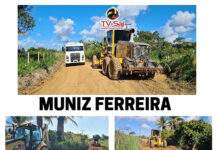 Patrolamento e encascalhamento da estrada vicinal que liga Cocão ao Ponto Chic, em MUNIZ FERREIRA