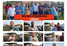 Prefeito Gileno, Dep. Alan Sanches, vereadores versam sobre assinatura de Ordem de Serviço para Arena Esportiva: M. FERREIRA