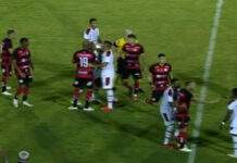Em jogo marcado por confusão no final, Vitória empata com o Atlético-CE fora de casa