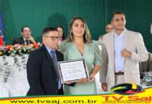 Dra. Nil Correia, advogada, foi homenageada com título de cidadâ de Muniz Ferreira