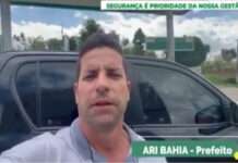 Prefeito Bahia faz agradecimentos às polícias civil e militar com relação ao desfecho do assalto no município: VARZEDO