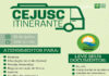CEJUSC Itinerante, nessa quarta-feira, 13, em Salinas da Margarida