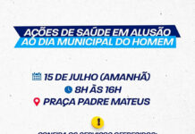 Prefeitura realizará ações de saúde em alusão ao Dia do Homem