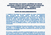 Prefeitura de Santo Antônio de Jesus informa acerca de suspeitas de casos da Monkeypox (MPXV) – “Varíola dos Macacos” no município