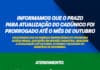Prefeitura informa a população acerca da prorrogação do prazo para atualização do CADÚnico