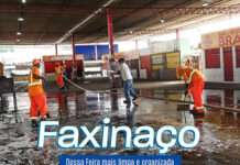 Prefeitura realizará, no domingo (21), faxinaço na Feira Livre de Santo Antônio de Jesus