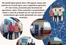 Secretaria de Agricultura de Muniz Ferreira realiza palestra sobre produtividade na lavoura de cacau