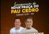 Pau Cedro recebe, com atrações, nova praça na gestão Ito de Bega: CONCEIÇÃO DO ALMEIDA