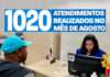 Superintendência de Atendimento Municipal (SAM) realizou 1020 atendimentos no mês de agosto