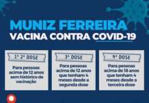 Muniz Ferreira convoca população para mutirão de vacinação contra Covid-19, nessa 2a. feira, 05