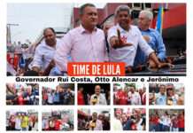Prefeitos e diversas lideranças receberam o Time de Lula, de forma entusiasta, nessa 4a., 20, em S. A de JESUS