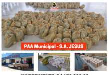 Prefeitura, através do PAA, distribui 1.300 cestas de produtos da agricultura familiar, em S.A.JESUS